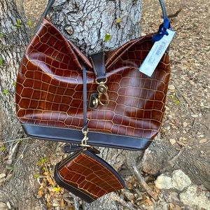 Dooney & Bourke New with Tags rare Logo Lock Sac